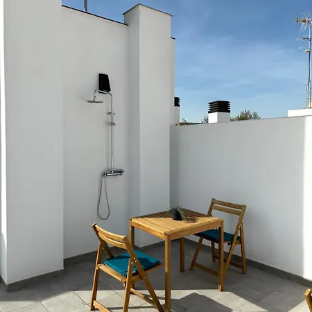 With Shared Rooftop Terrace *